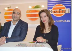 Alik Akhmedov (Branch Director) and Ekaterina Dubneac (Import Manager) of RuziFruit- Russia