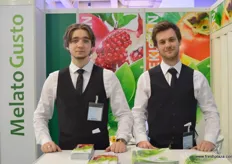 Harrr Bober and Philipp Kaiser of Melato Gusto(Uzbekistan), one of the leading suppliers of environmentally safe and highly selected fruits and vegetables from Republic of Uzbekistan