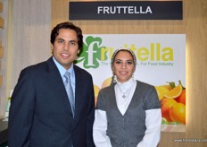 the Sarhan siblings: Ahmed(CEO) with Sherine (Sales and Marketing Director) of Fruttella, Egypt
