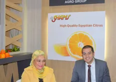 Sumaya Ali, Executive Manager of Al Shams-Egypt with Ahmed Shams, IT Manager