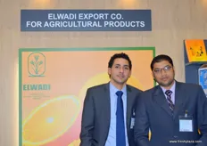 Waleed Ads (Bus. Development Manager) and Mo´men Shehata (Export Manager) of Elwadi Export-Egypt
