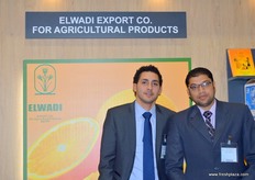 Waleed Ads (Bus. Development Manager) and Mo´men Shehata (Export Manager) of Elwadi Export-Egypt