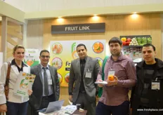 .. the Fruit Link team of Egypt with one of their clients: Mahmoud Osman, Managing Director (2nd from the left); Ayman Bayoumy, Sales Director (middle) and Samir Adel, Operation Director (right)