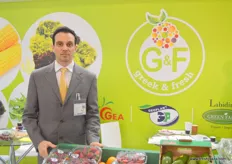 Nick Nafpliotis, Director of Greek and Fresh- Greece, clientele includes world class retail chains such as REWE, TESCO, EDEKA, LIDL, SAINSBURY, METRO, as well as major wholesalers