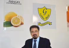 George Ioannides of Amagio Enterprises (Cyprus), the company produces and exports all kinds of citrus, mainly grapefruit white and red, lemons, Mandora, and Valencia oranges