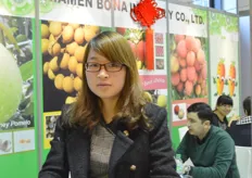 Shannon Zhang of Xiamen Bona Industry(China), Sales Dept.