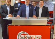Sorter´s Sales and Marketing team from Poland:Edgar Klusa, £ukasz Kaim, Tomasz Kosiec, Rafa³ Mostowski and Pawe³ £epkowski