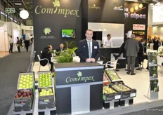 Eric Guasch from Comimpex promoting the brand Green Amber