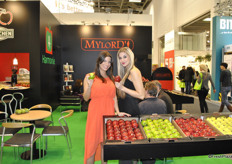 MyLord' and Harmonie promoted by the hostesses.