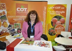 Marie-Laure Étève-Lambertin from COT International, specialist in developing new varieties of apricot, plums and cherries.