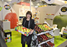 Nathalie Casal from Distrimex promoting Bel'Pom and Soleia