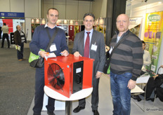 Julien Amar from BioXtend promoting a new ioniser, which kills bacteria, mold and virsues. It is safe for human health and cost effective (works on 44 watt).