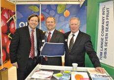 Greg Thorne, Greg Reinauer and Rock Gumpert from Tom Lange Company and Seven Seas Fruit