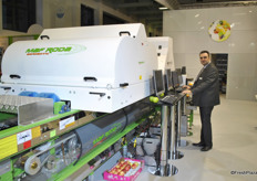 Frederic Scellier from Maf Roda promoting their sorting solutions