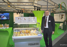 Christian Bohlen from Bonatura, from Czech Republic with Bonatura's fresh prepared fruit bowls