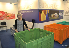 Silvia Lerchner from Europlast, Austria. Transport facilities and securtiy bars for agriculture industry