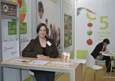 Judith Reiß from 5 am Tag, Germany. Non profit company, their making promotion to eat more fruit and vegetables.