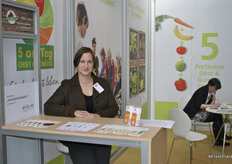 Judith Reiß from 5 am Tag, Germany. Non profit company, their making promotion to eat more fruit and vegetables.