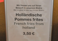 Multicultural fries at the Fruit Logistica