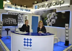 Hagdalena Pilch and Stefanie Janeczek from Berrygroup. BerryGroup is a group of producers who grow various species of American blueberry.