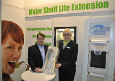 Jukka Suvisalmi and Piia Heikkinen from Plastiroll, Finland. Plastiroll is a solution-oriented company for packaging materials