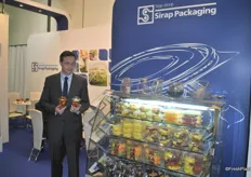 Piotr Delezko from Sirap Pachaging, Poland. Packaging company for all kinds of food