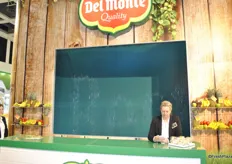 Del Monte's special effect, letters of water came down with their slogan.
