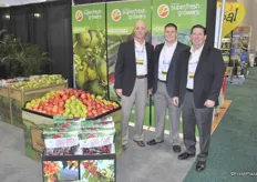Loren Queen, Ryan Cleary and Howard Nager from Domex Superfresh Growers.