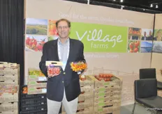 Doug Kling from Village Farms promotes the Heavenly tomatoes and the new Rebellion, a mix of the best tomatoes. However every time you buy it, it has a different mix.