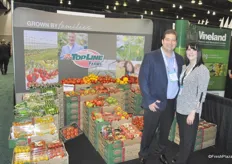 Dino Dilaudo and Lisa Sirizzotti from TopLine Farms