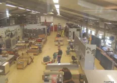 The factory floor where the units are manufactured.