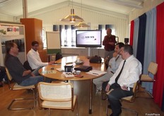 Chairman Alan Colbourne opens the presentation.