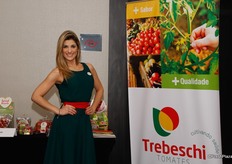 Promo girl of Trebeschi Tomatoes