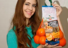 Promo girl from Lucato show us their newest product.