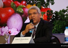 "Carlos Alexandre Oliveira Gomes, specialist in health surveillance at Brazilian health surveillance agency (Anvisa), speaking at "Today’s Trends = Tomorrow’s Opportunity"