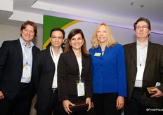 Leonardo Cruz (TESCO), Luis Claudio Hass (GPA), Flávia Ponte Bandeira S. Costa (GS1 Brazil), Nancy Tucker (PMA) and Alex Cosme Ribeiro dos Santos(Supermarkets Angeloni)
