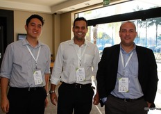 Marcel Hirol, Chrisley Souza and Kleber Melo from Walmart.