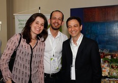 Carolina Redivo, Eugenio Junior (GPA MULTIVAREJO) and Luis Claudio Hass (GPA)