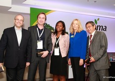 Hugo (Antônio Jordão) Bethlem (Quasi Pronti),Stefan Adriaan Coppelmans(LA VITA FOODS), Valeska Oliveira (PMA), Nancy Tucker (PMA) and Sussumu Honda (ABRAS)