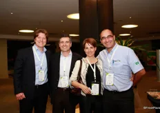 Leonardo Cruz (TESCO) with Andrés da Silva, Véronique Garon and Lysandro Canaes from EACEA