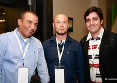 Roberto (Diretto da Serra), Nildo Lacerda and Dennis Corazza de Almeida (TAKAOKA ORGANICS)