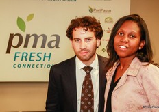 José Buonamico (Freshplaza) and Valeska Oliveira (PMA)