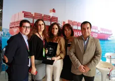 Jonathan Cornejo, Tessy Urbina, Pilar Nieri, Teresa Otero and Julio Anticona (HAMBURG SUD)
