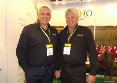 The charming gentlemen at Kono, NZ. Tom Keefe - Sales and Logistics Manager and Ru Collin - General Manager.
