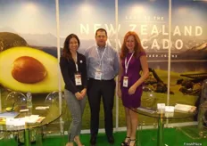 Midge Munro, Ashby Whitehead and Jen Scoular were promoting the unique aspects of New Zealand avocados.