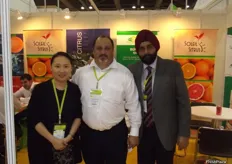 Selina Ma, Michael Gainsbourgh and Gurdip Singh from BGP International.