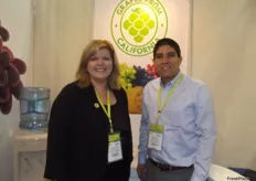 Susan Day and Fabian Garcia from Grapes of California.