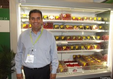 Fernando Medrano at the Driscoll stand.