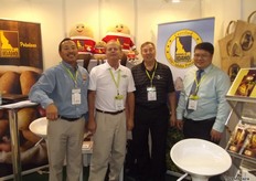 Jerry Tominaga, Dave Sherman, Seth Pemsler and Leo Leung representing Idaho Potatoes.