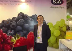 Charlie Davies - S&A Produce at Asia Fruit Logistica for the first time.